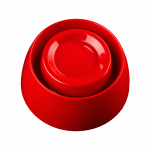 Sieninė sirena, RAUDONA, Impresia, FFS06741011 / Impresia WMS-R, Schneider Electric