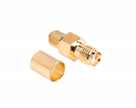 Jungtys // Different Audio, Video, Data connection plug and sockets // Wtyk SMA H155 żeński zacisk. złoty