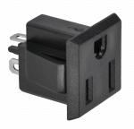 Jungtys // Different Audio, Video, Data connection plug and sockets // Gniazdo AC (USA)do obudowy