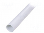 Ventilation duct | ABS | white | &Oslash;100x1000mm | Shape: round