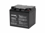 12 V 40 Ah akumuliatorius :: Gelio (GEL) :: 12 voltų, 40 ampervalandžių (Ah) :: VIPOW