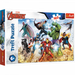 Žaidimų zona | PC | Konsolės | Priedai // Edukaciniai žaislai | Interaktyvūs | Kūrybi&scaron;ki | Meni&scaron;ki // Puzzle - 160 - Marvel Avengers - Gotowi by ratować świat - Trefl 15368