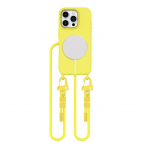 Kitas telefono priedas Tech-Protect  Tech-Protect MagNecklace MagSafe Case with Lanyard for iPhone 16 Pro Max - Yellow