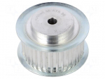 Belt pulley | AT5 | W: 25mm | whell width: 36mm | &Oslash;: 56.05mm | aluminium
