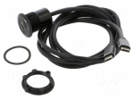 Adapter | USB C socket x2,USB C plug x2 | USB 3.1 | Thread: M22