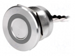 Switch: piezoelectric | Pos: 2 | SPST-NO | 0.2A/24VAC | 0.2A/24VDC