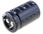 Kondensatorius, elektrolitinis, 330&micro;F, 450VDC, &Oslash;30x40mm, 2,12A