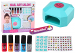 Žaidimų zona | PC | Konsolės | Priedai // Žaislai ir žaidimai vaikams // Zestaw Do Stylizacji Paznokci Manicure Lakiery Naklejki Suszarka