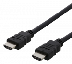 DELTACO HDMI kabelis FSC, didelės spartos 4K, CCS, 2,0m, juodas / HDMI-920