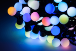 Dekoratyvinis &scaron;ventinis ap&scaron;vietimas | Kalėdinis ap&scaron;vietimas // LED Kalėdinės dekoracijos // Lampki choinkowe LED, kolor RGB (20 m)