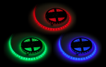 LED juostos // NEON FLEX LED strips // Sznur diodowy 5m Rebel  (300x5050 SMD) RGB, wodoodporny , 12V