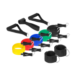 Sporto ir aktyvaus poilsio // Sporto prekės ir įranga // Zestaw gum oporowych do ćwiczeń  - Power Tube Set , 5-80 kg, 5 gumy,  REBEL ACTIVE