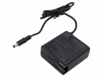 Power supply: switching | mains,plug-in | 9VDC | 5.96A | 53.6W | 89%