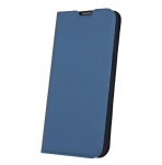 Knygos tipo dėklas dėklai iLike Samsung Galaxy A35 Smart Soft case Denim Blue