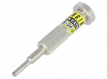 Tool: for demounting of terminals | terminals | A: 12mm | B: 64mm