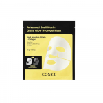 Cosrx Advanced Snail Mucin Glass Glow Hydrogel veido kaukė su kolagenu 34 g,1 vnt.