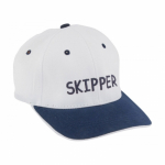Kepurė su snapeliu "SKIPPER", balta