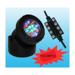 Prožektorius LED RGB 1,5W