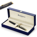 Waterman H&eacute;misph&egrave;re Laka Matte Black GT Plunksnakotis su graviravimu