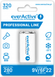 Baterija everActive 6F22, HR6FA, HR9F, 6AM6, K9V, PP3 9V 320mAh NiMH