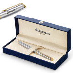 Waterman H&eacute;misph&egrave;re Steel GT Plunksnakotis su graviravimu