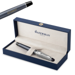 Waterman Expert Deluxe Metallic Graphite CT biros - 2187690 su graviravimu