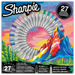 Sharpie Top plonų ir itin plonų permanentinių žymeklių rinkinys, 27 vnt. - 2205231