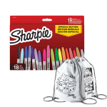 Sharpie Fine 18 spalvų rinkinys su dažų mai&scaron;eliu