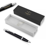 Parker IM Essential Matte Black CT Tu&scaron;inukas su graviravimu