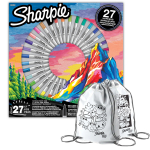 Sharpie Fine Top 27 dalių rinkinys su dažų mai&scaron;eliu