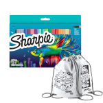 Sharpie Fine 18 spalvų rinkinys su dažų mai&scaron;eliu