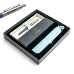 Parker Jotter Originals Blue BLUE DENIM ra&scaron;iklis su graviravimu / dėklu / dovanų rinkiniu