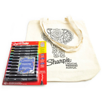 12 spalvų Sharpie Creative akrilo markerių rinkinys su mai&scaron;eliu Elephant dažymui