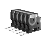 DYMO S0720530 D1 Juostelė 12mm x 7m (balta / juodas &scaron;ifras)