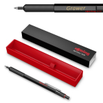 Rotring 600 M Black Tu&scaron;inukas su graviravimu