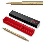 Rotring automatinis pie&scaron;tukas 600 0,5 Auksinis su graviravimu
