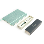 Parker Jotter XL Greenwich Matte Green Tu&scaron;inukas su A5 formato užra&scaron;ų knygele