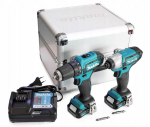 MAKITA CLX224X įrankių rinkinys COMBO DF333D gręžtuvas-suktuvas 30Nm + TD110D suktukas