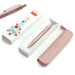 Parker Jotter Monochrome XL Pink PGT ra&scaron;iklių rinkinys su graviravimu + dėklas / Kalėdoms