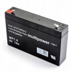 Multipower MP7-6 6V 7Ah AGM Akumuliatorius nereikalaujantis priežiūros