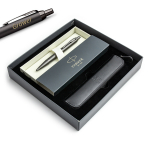 Parker IM Monochrome Bronze ra&scaron;iklis su graviravimu / dėklas / dovanų rinkinys