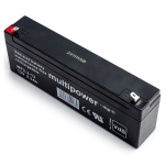 Multipower MP2.3-12 12V 2,3Ah Vds AGM akumuliatorius, nereikalaujantis priežiūros