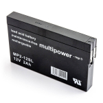 Multipower MP2-12SL NP2-12 12V 2Ah AGM Akumuliatorius nereikalaujantis priežiūros