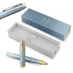 Parker IM Rituals Turquoise Green Ra&scaron;iklis su graviravimu