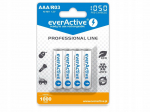 Baterijos everActive AAA/R03 1,2V / 1050mAh / NiMh (pakraunami) 4 vnt.