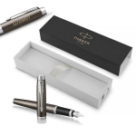 Parker IM Dark Espresso CT (F) Plunksnakotis su graviravimu
