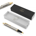 Parker IM Brushed Metal GT Tu&scaron;inukas su graviravimu