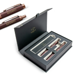 Parker IM Monochrome Burgundy - Plunksnakotis (F) + ra&scaron;iklis su graviravimu eleganti&scaron;koje dėžutėje