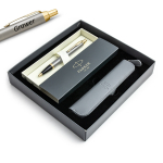 Parker IM Brushed Metal GT ra&scaron;iklis su graviravimu - 1931670 / dėklas / dovanų rinkinys