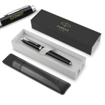 Parker IM Black CT plunksnakotis ra&scaron;iklis (M) su graviūra &ndash; 1931651 su dėklu